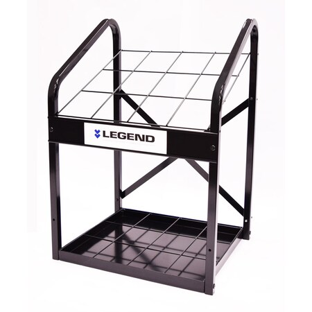 Legend Valve BLACK CUT PIPE RACK Cut Pipe Steel Display Rack